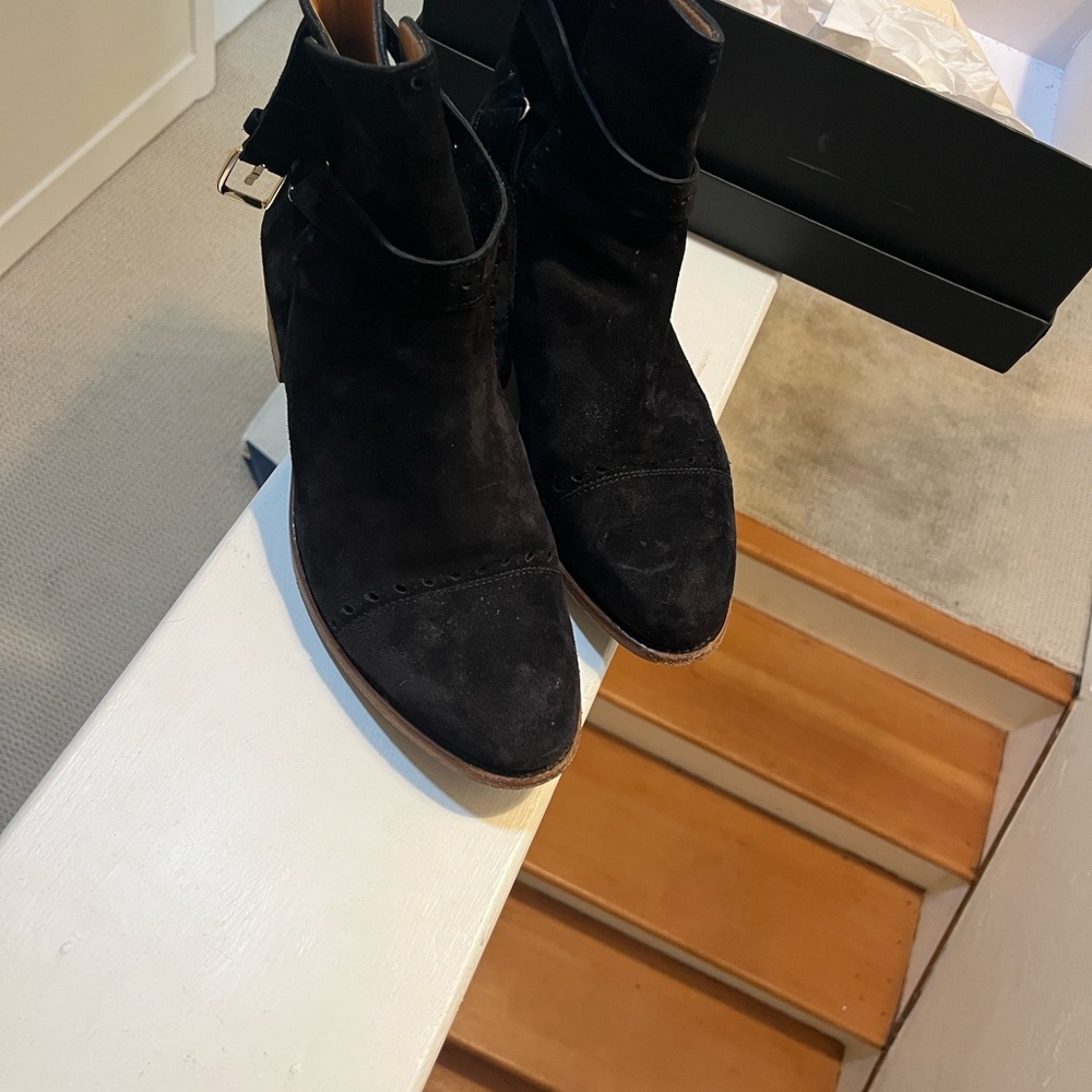 Office of angela scott Black Ankle Booties